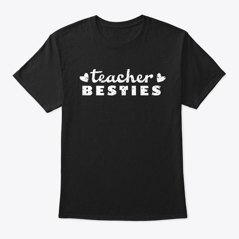 Teacher Besties School Team with Hearts