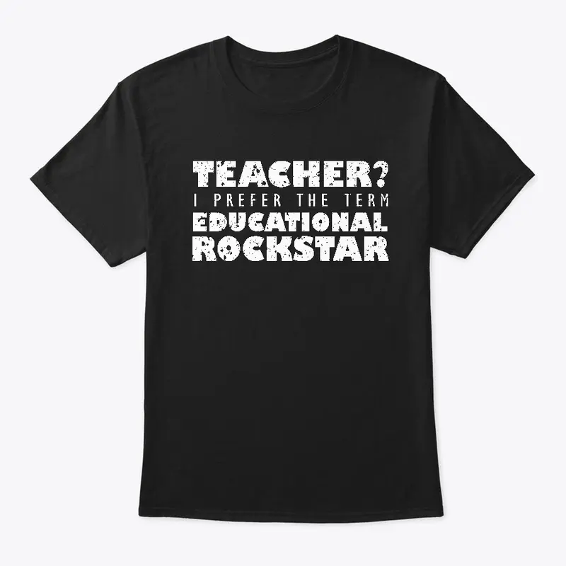 Best Teacher Educational Rockstar